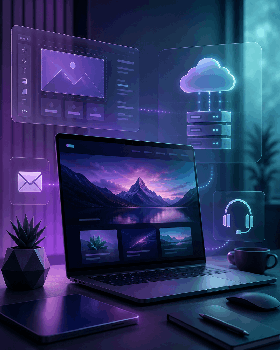Custom website service